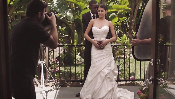 Секс с негром в свадебном платье