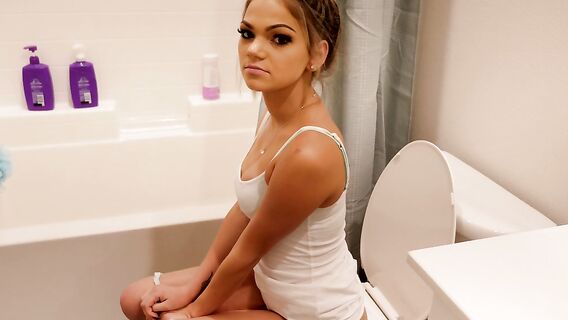 Сводная сестра дразнит брата